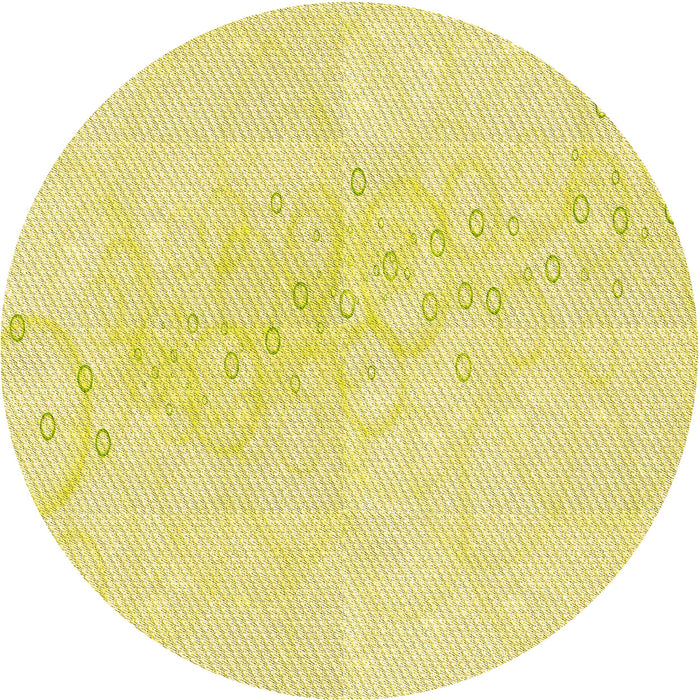 Square Machine Washable Transitional Golden Brown Yellow Rug in a Living Room, wshpat445yw