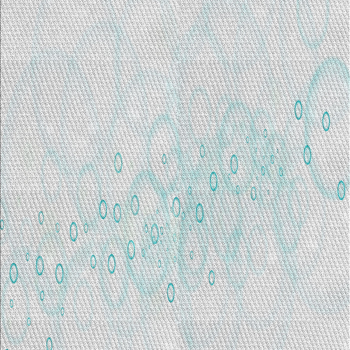 Patterned Dark Gray Novelty Rug, pat445