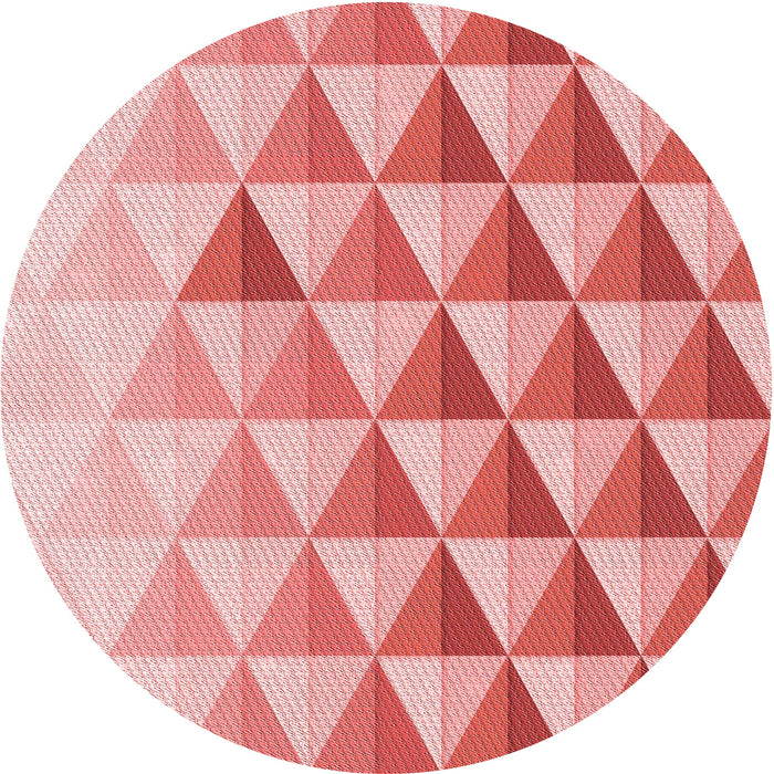 Square Patterned Pink Rug, pat446rd