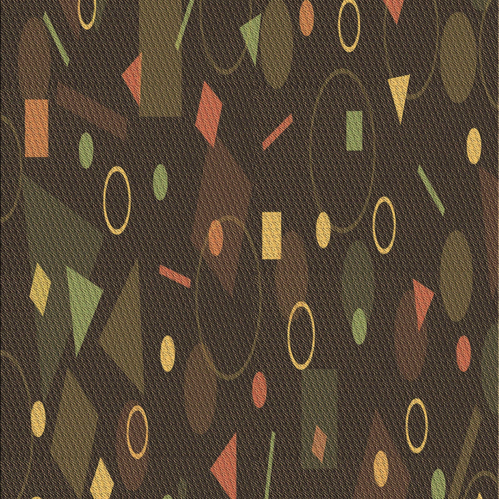 Patterned Oak Brown Rug, pat447brn