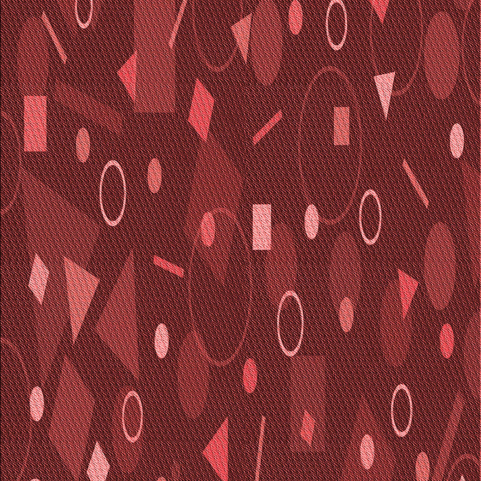 Machine Washable Transitional Red Rug, wshpat447rd