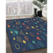 Machine Washable Transitional Night Blue Rug in a Family Room, wshpat447