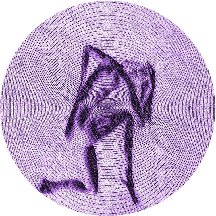 Square Machine Washable Transitional Blossom Pink Rug in a Living Room, wshpat449pur