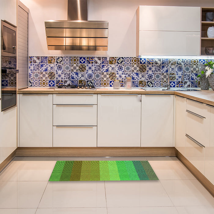 Machine Washable Transitional Green Rug in a Washing Machine, wshpat45grn