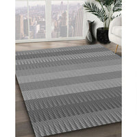 Patterned Ash Gray Rug, pat45gry