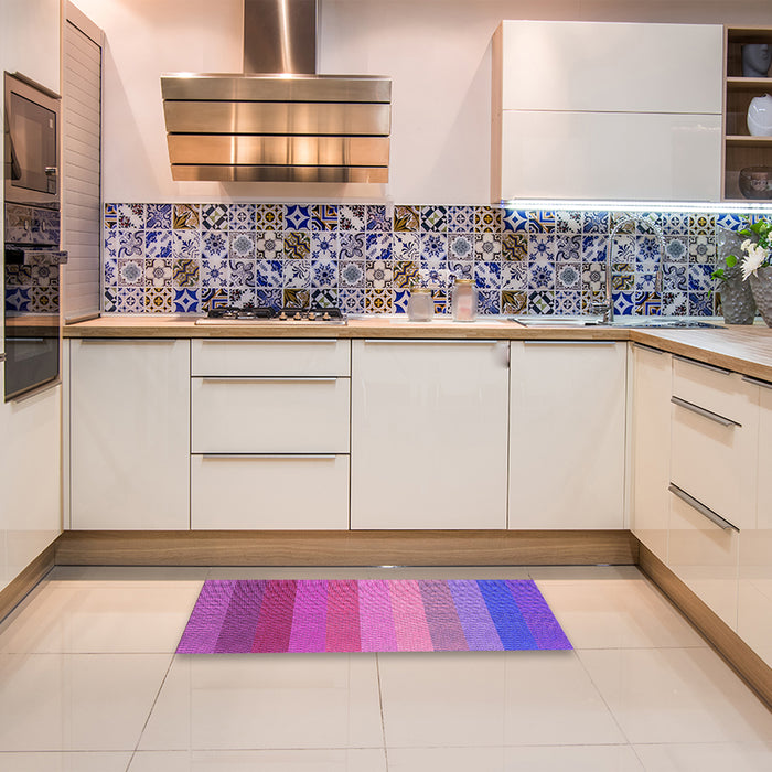 Machine Washable Transitional Purple Rug in a Washing Machine, wshpat45pur