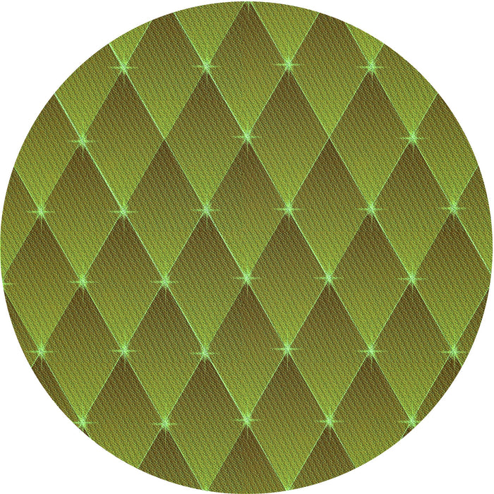 Square Machine Washable Transitional Pistachio Green Rug in a Living Room, wshpat450grn