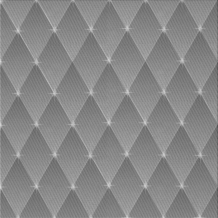 Round Patterned Smokey Gray Rug, pat450gry