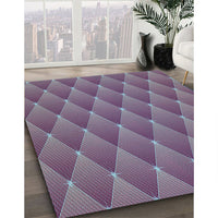 Patterned Lavender Purple Rug, pat450lblu