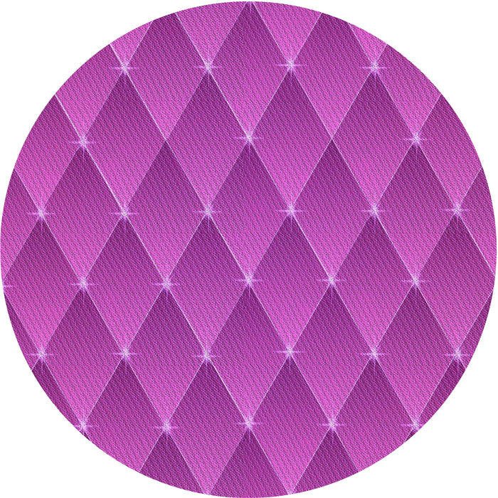Square Patterned Fuchsia Magenta Purple Rug, pat450pur