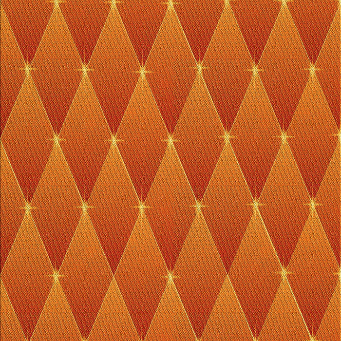 Patterned Neon Orange Rug, pat450yw