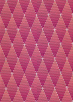 Patterned Dark Pink Novelty Rug, pat450