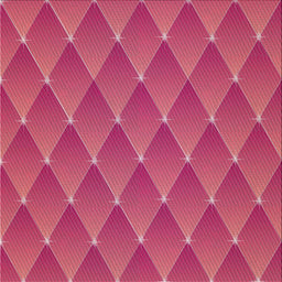 Square Patterned Dark Pink Novelty Rug, pat450