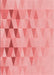 Machine Washable Transitional Pastel Pink Rug, wshpat451rd