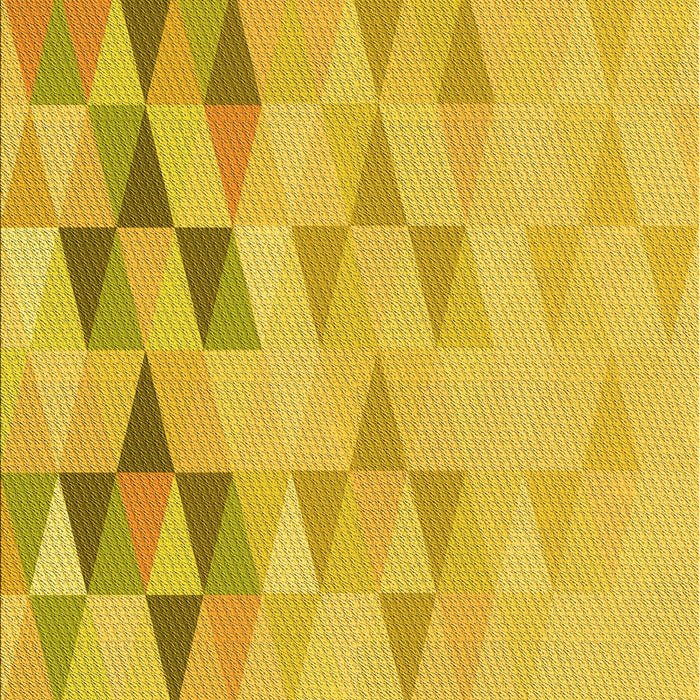 Patterned Yellow Rug, pat451yw