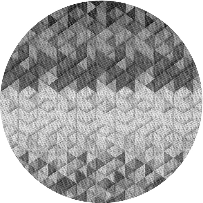 Square Machine Washable Transitional Cloud Gray Rug in a Living Room, wshpat453gry