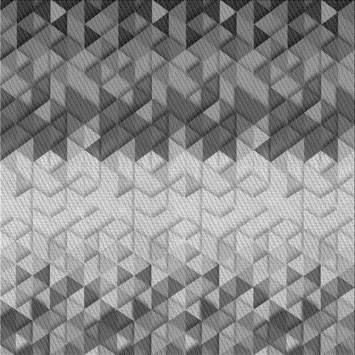 Round Patterned Cloud Gray Rug, pat453gry