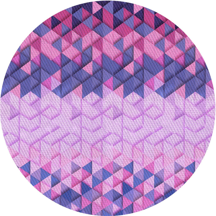 Square Patterned Dark Orchid Purple Rug, pat453pur