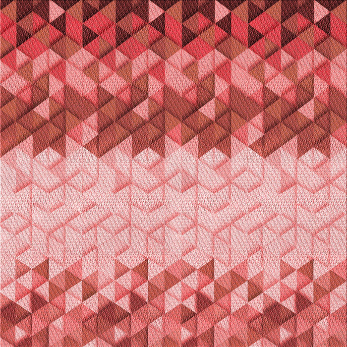 Round Patterned Light Coral Pink Rug, pat453rd