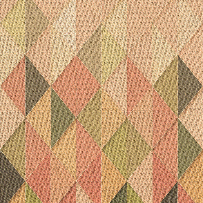 Patterned Yellow Orange Rug, pat454brn