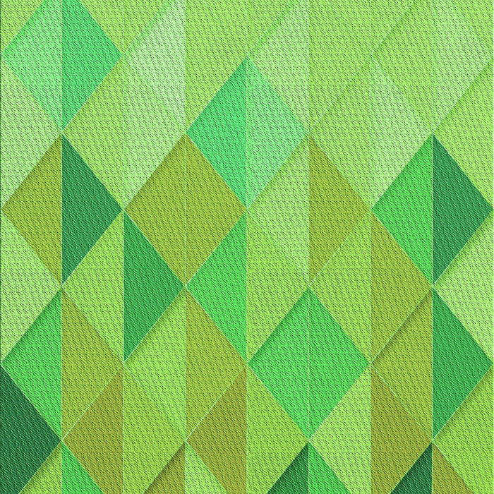 Patterned Emerald Green Rug, pat454grn