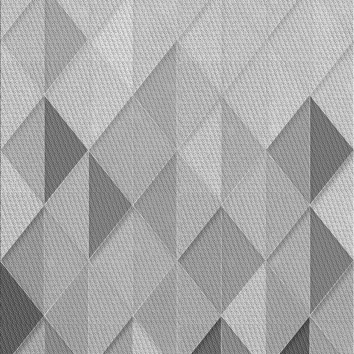 Patterned Platinum Silver Gray Rug, pat454gry