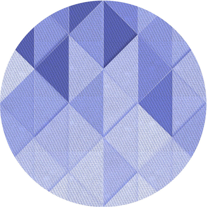 Square Machine Washable Transitional Light Slate Blue Rug in a Living Room, wshpat455blu