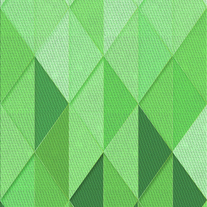 Patterned Emerald Green Rug, pat455grn