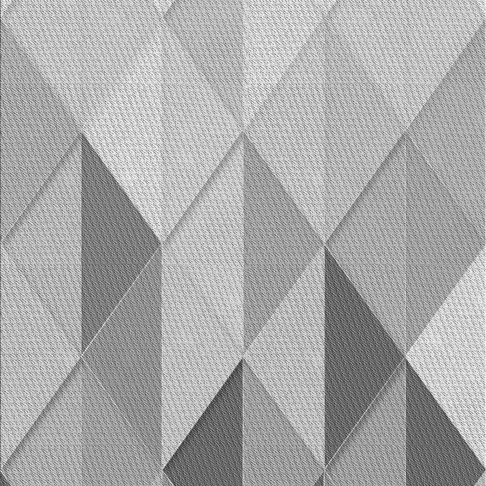 Patterned Platinum Silver Gray Rug, pat455gry