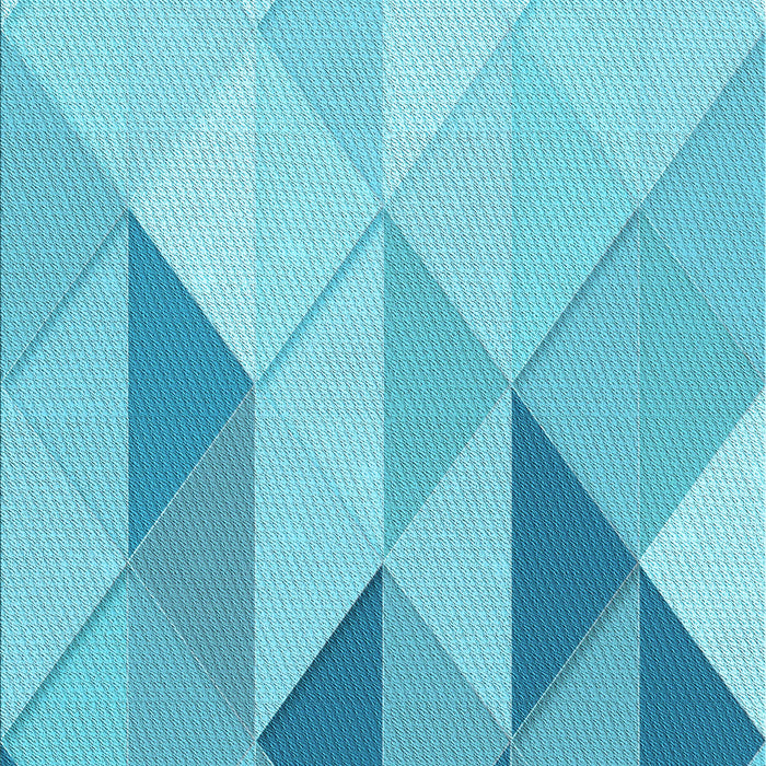 Patterned Dark Turquoise Green Rug, pat455lblu