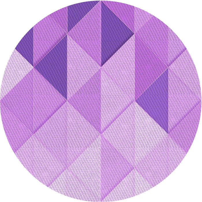 Square Machine Washable Transitional Pastel Purple Pink Rug in a Living Room, wshpat455pur