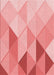 Patterned Pastel Pink Rug, pat455rd