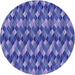 Square Machine Washable Transitional Purple Rug in a Living Room, wshpat456blu
