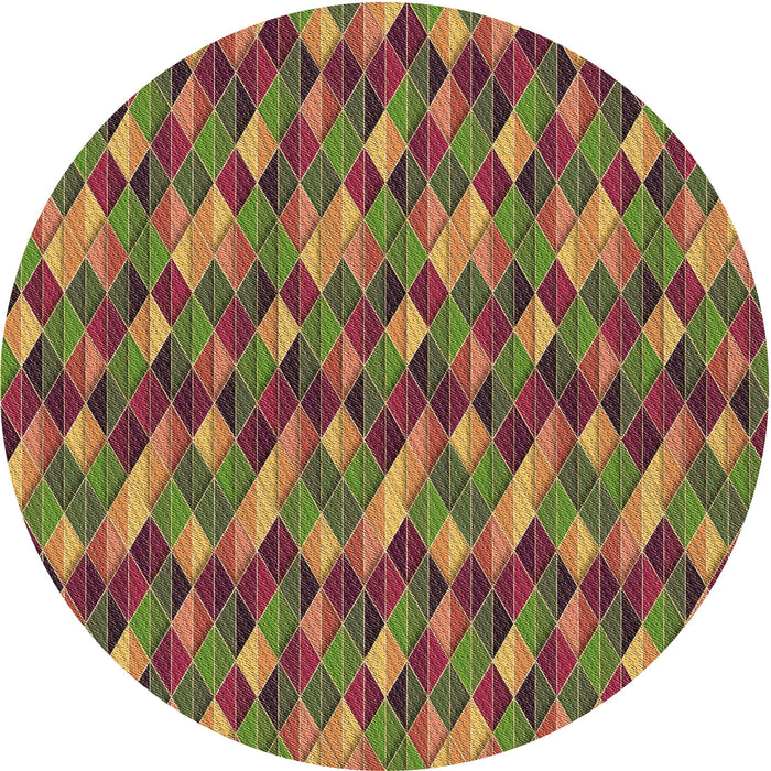 Square Machine Washable Transitional Brown Red Rug in a Living Room, wshpat456brn