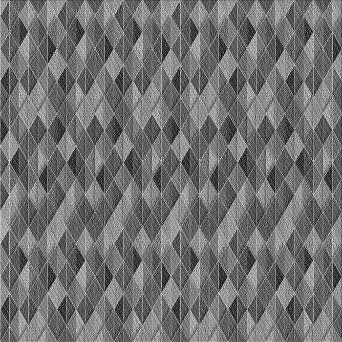 Round Patterned Gray Rug, pat456gry