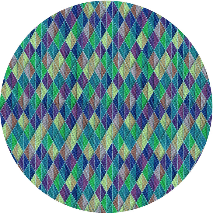 Square Machine Washable Transitional Mint Green Rug in a Living Room, wshpat456lblu