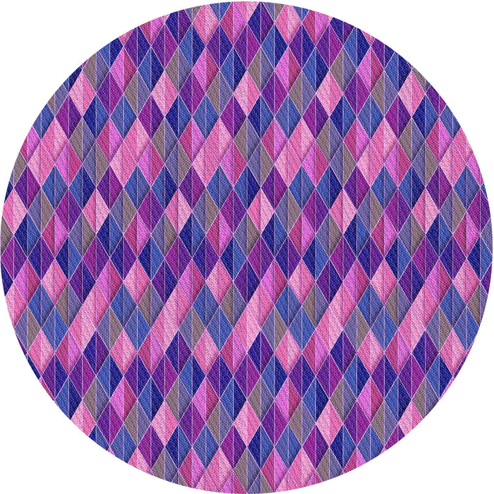 Square Machine Washable Transitional Lilac Purple Rug in a Living Room, wshpat456pur