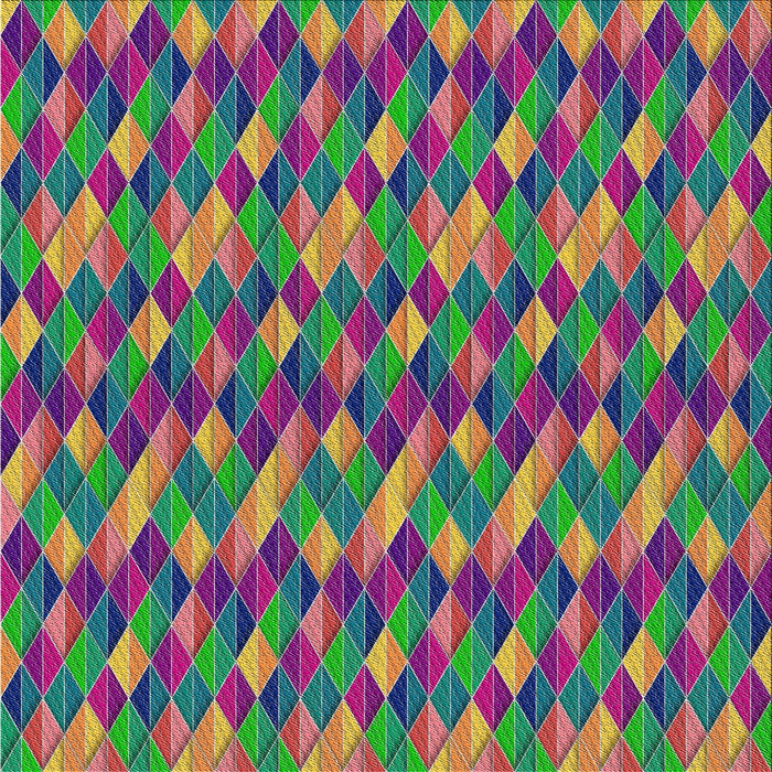 Square Patterned Green Modern Rug, pat456