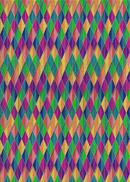 Patterned Green Modern Rug, pat456