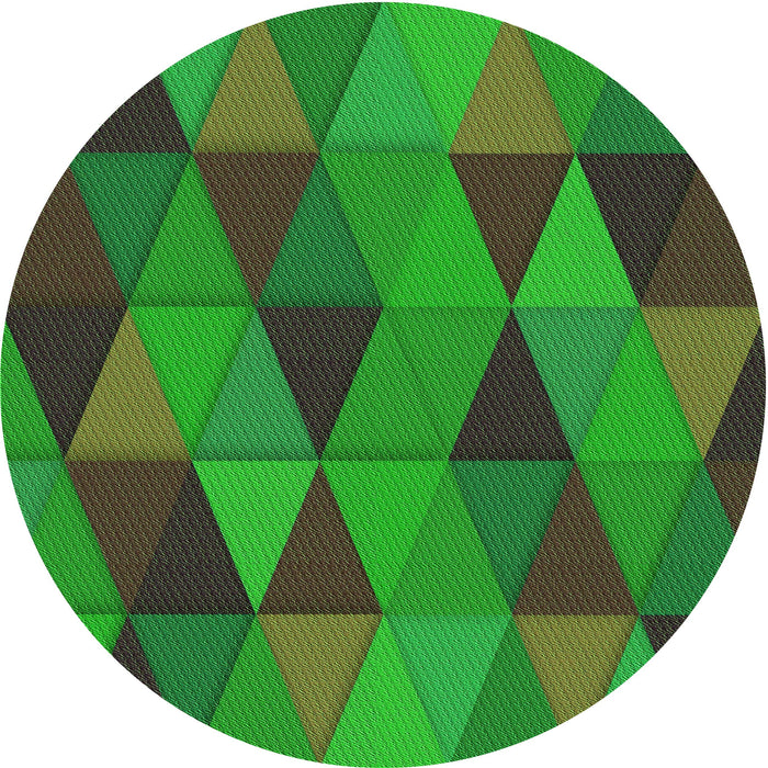 Square Patterned Lime Green Rug, pat457grn