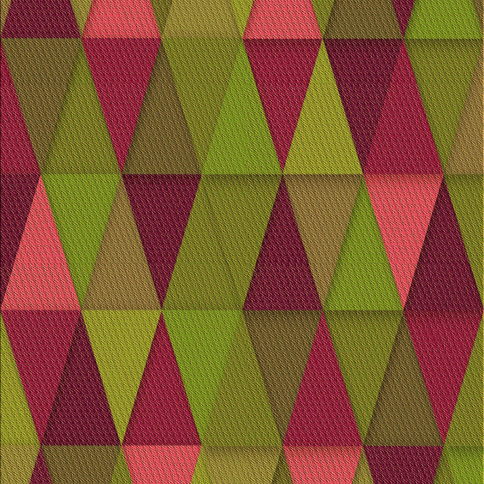 Patterned Dark Yellow Green Rug, pat457org