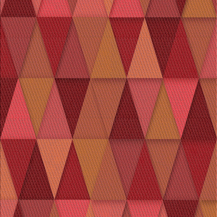 Patterned Red Rug, pat457rd