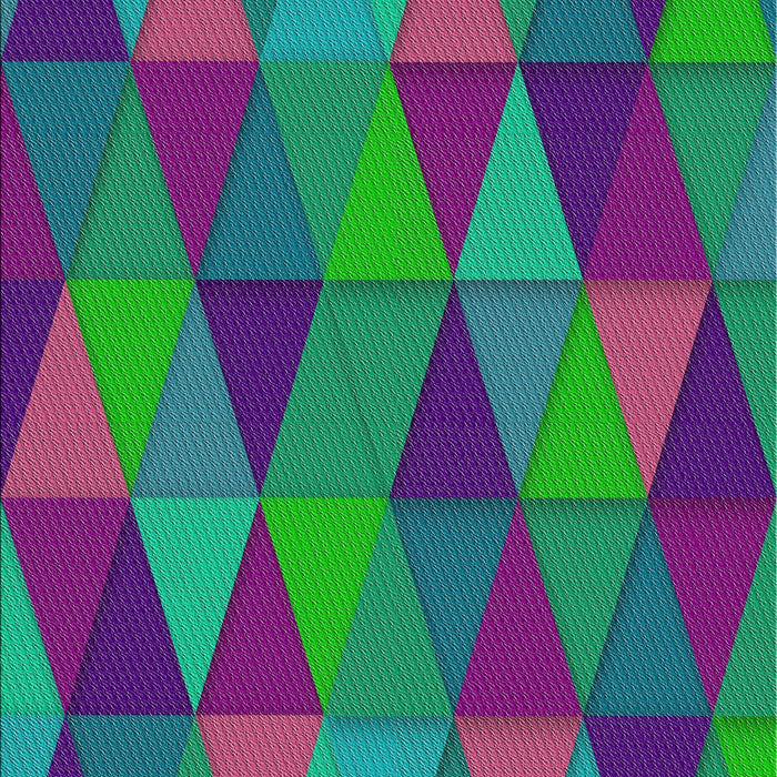 Patterned Bright Purple Novelty Rug, pat457