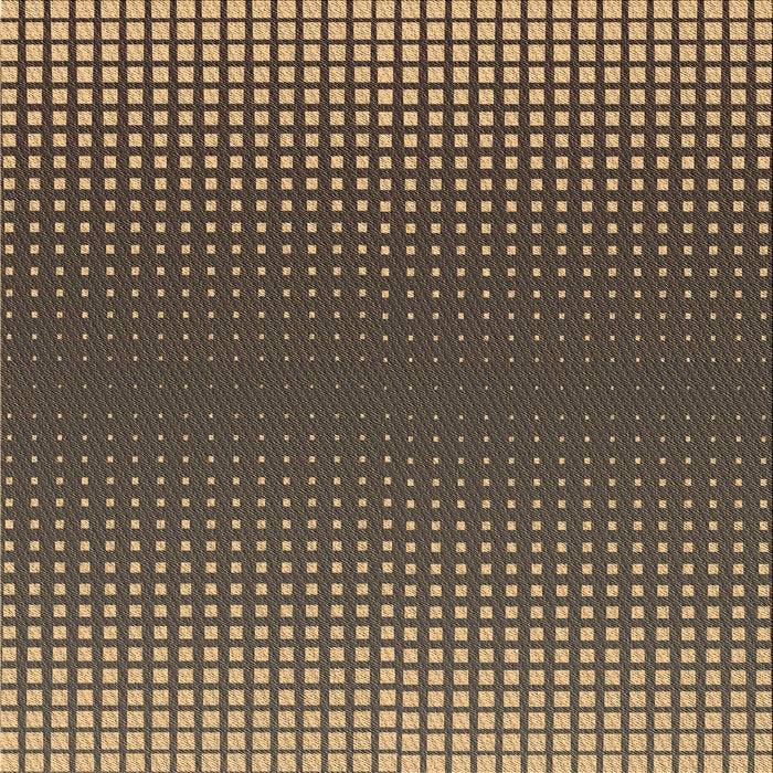 Round Patterned Milk Chocolate Brown Rug, pat458brn