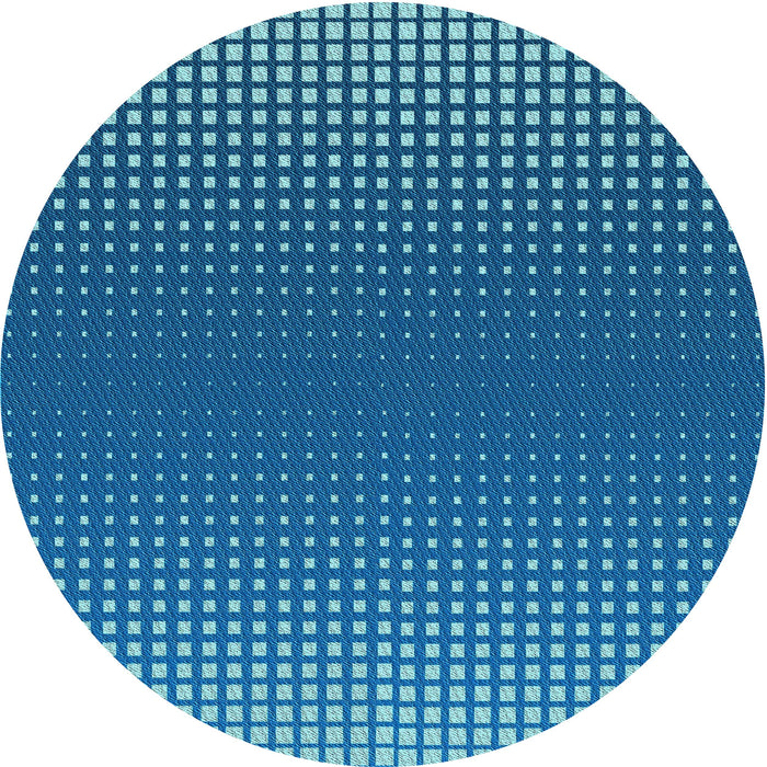 Square Patterned Blue Rug, pat458lblu