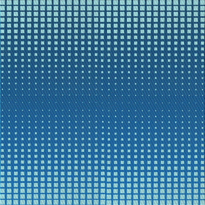 Round Patterned Blue Rug, pat458lblu