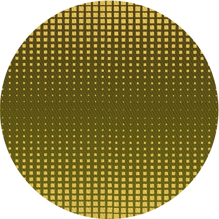 Square Patterned Brown Rug, pat458yw