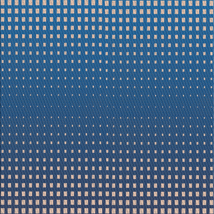 Machine Washable Transitional Lapis Blue Rug, wshpat458