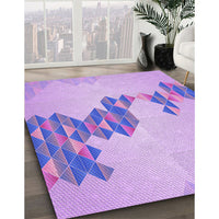 Patterned Purple Rug, pat459pur