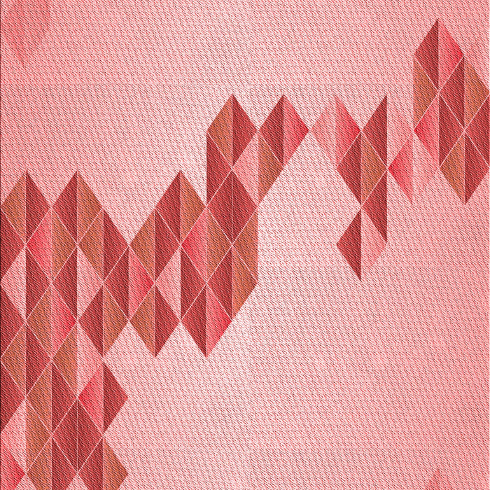 Machine Washable Transitional Pastel Pink Rug, wshpat459rd